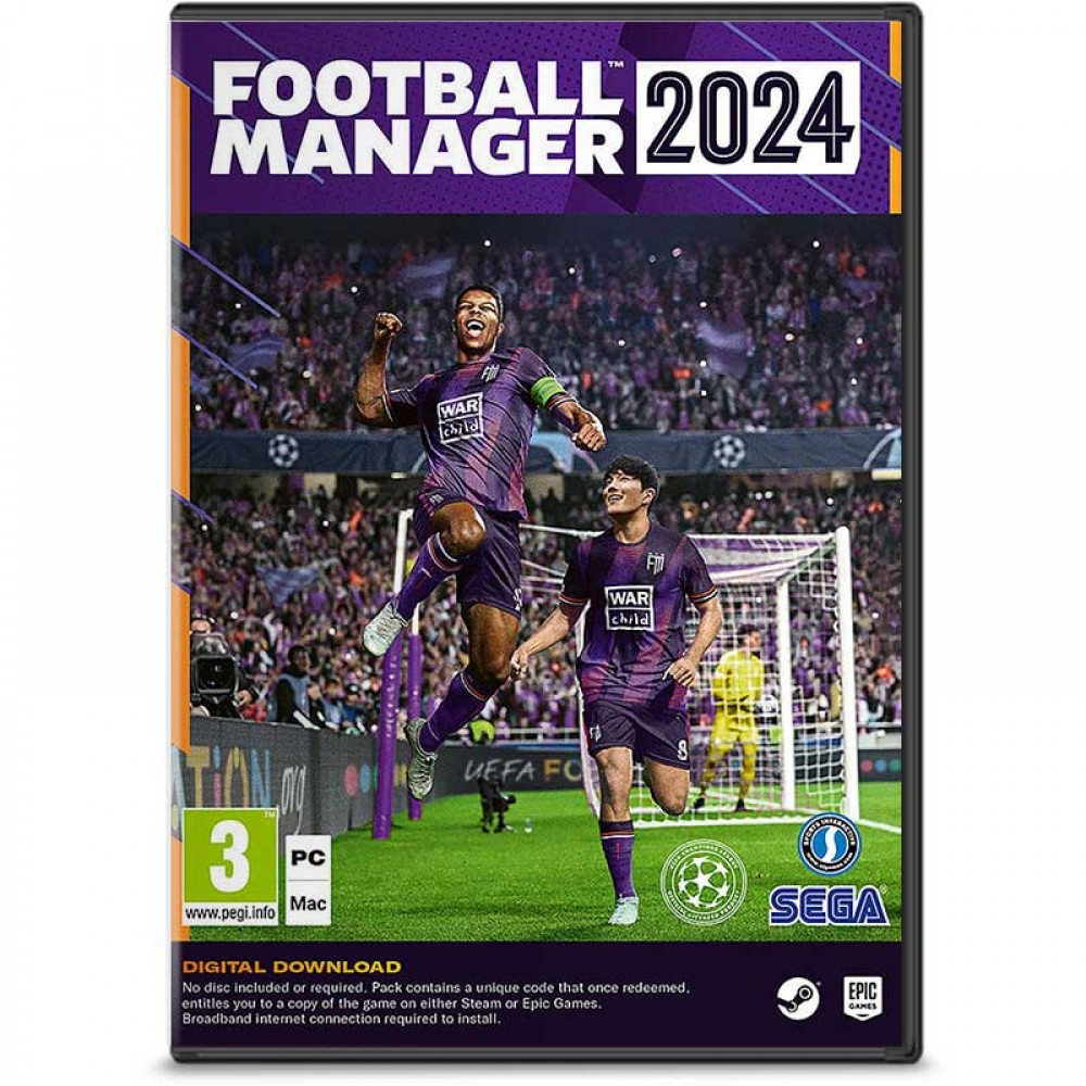 Football Manager 2024 Original Português Steam + Brasil Mundi Up