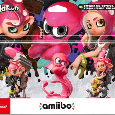 Amiibo Octoling Boy + Octopus + Girl